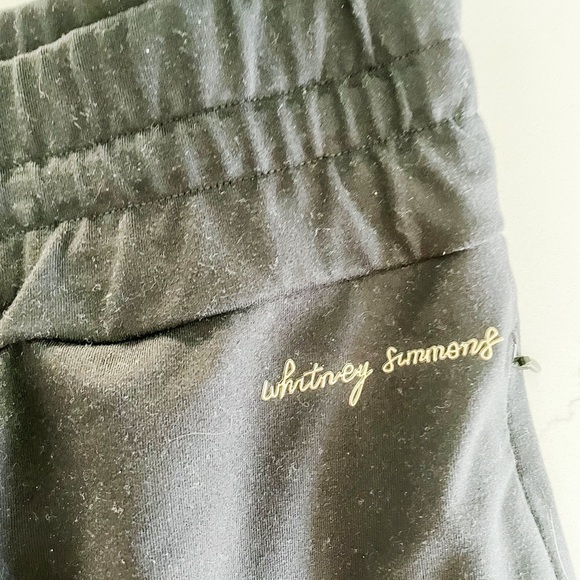 Gymshark x Whitney Simmons Tight Black Joggers - Picture 3 of 3